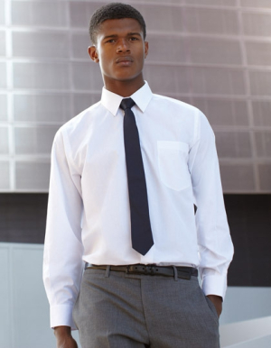 Artikel - MENS LONG SLEEVE POPLIN weiß